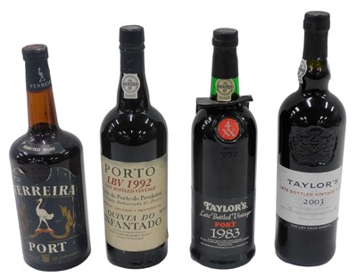 Lot 545 - Various alcohol, port, Taylor's 1983, Porto...