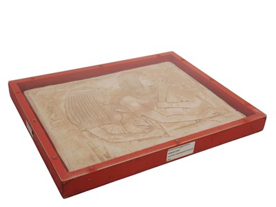 Lot 649 - An Egyptian-style relief moulded tomb...