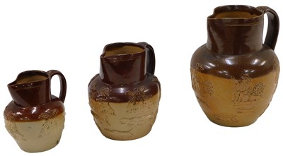 Lot 558 - A graduated set of late 19thC Doulton two...