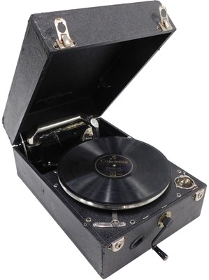 Lot 563 - A mid-20thC Columbia picnic gramophone, in...
