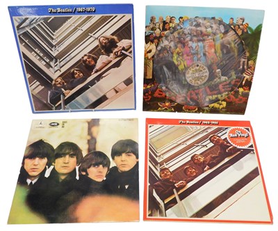 Lot 577 - Records, The Beatles, Blue album, Red album,...