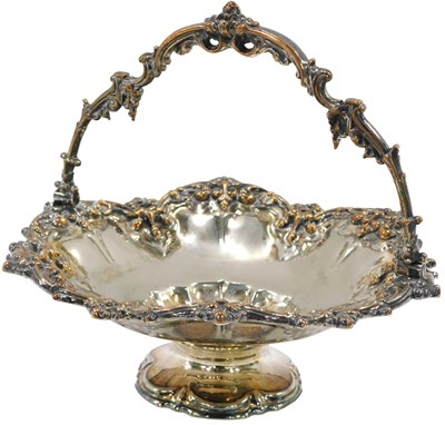 Lot 578 - A 20thC Old Sheffield plate basket, by Walker...