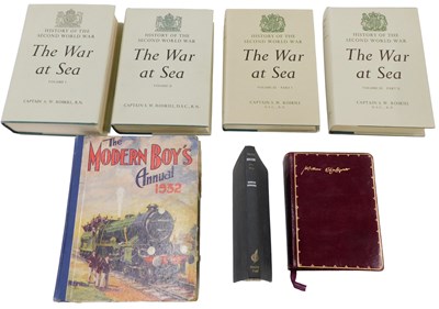 Lot 579 - Books, Shakespeare's book in red boards with...