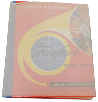 Lot 582 - Various stamps, a Stanley Gibbons album,...