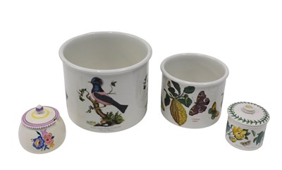 Lot 691 - A Portmeirion jardiniere, Birds of Britain...