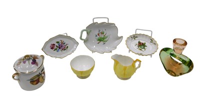 Lot 696 - Various housewares, lidded Royal Worcester...