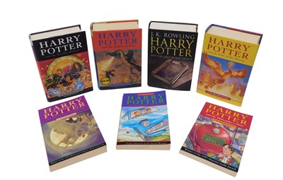 Lot 707 - Rowling (JK). Harry Potter series, comprising...