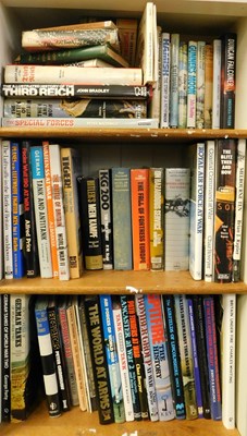 Lot 791 - A quantity of books relating to WWII, in...