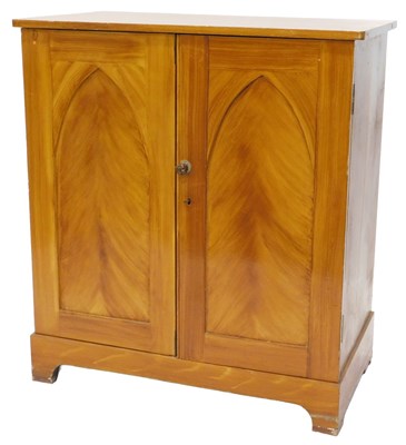 Lot 45 - An early 20thC painted pine specimen cabinet,...