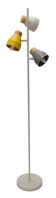 Lot 830 - A contemporary three branch floor light, in...