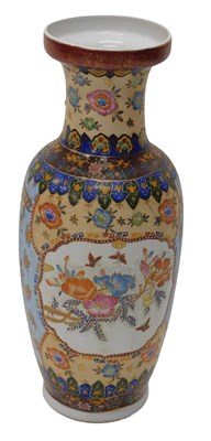 Lot 843 - A late 20thC Chinese pottery vase, hand...