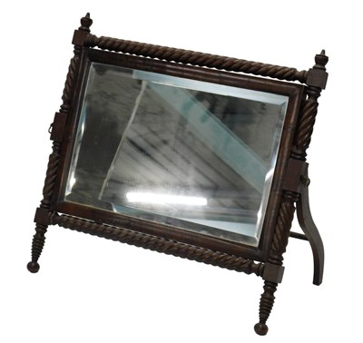 Lot 856 - A Regency mahogany table mirror in the manner...