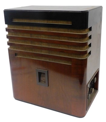 Lot 922 - An Irl Ritz Air Flo radio, labelled verso,...