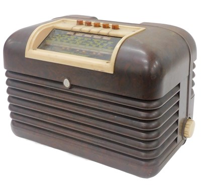 Lot 958 - A mid 20thC Bush Bakelite cased DAC10 valve...