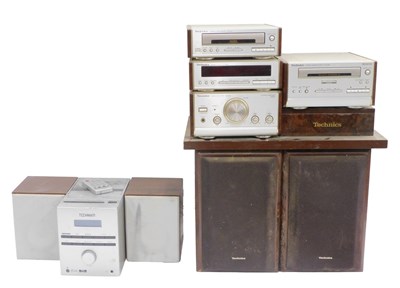 Lot 964 - A Technika DAB music system, with Technics...