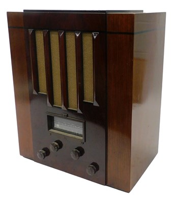 Lot 974 - A mid 20thC walnut cased PYE style broadcast...