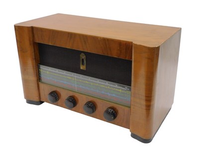 Lot 999 - A mid 20thC walnut cased Berec Skyscraper MK...