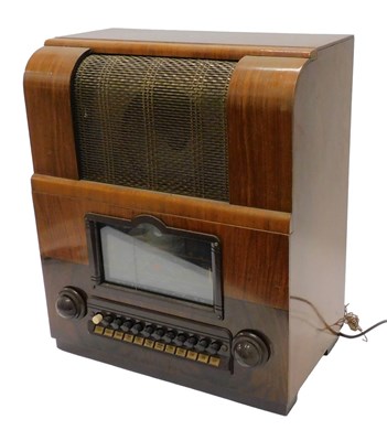 Lot 1008 - A mid 20thC walnut cased Marconi 874 vintage...