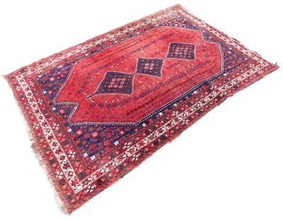 Lot 1065 - A 20thC hand knotted Persian wool Hamadan...