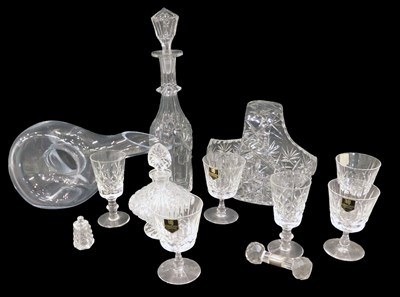 Lot 1106 - Various glassware, cut glass, crystal,...