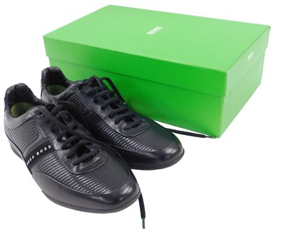 Lot 1119 - A pair of Hugo Boss Space Lowp trainers,...