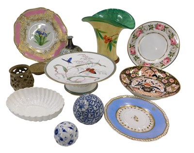 Lot 1127 - Various pottery and effects, Studio pottery,...