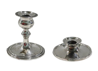 Lot 1128 - A George V silver inkwell, by Zimmerman, of...