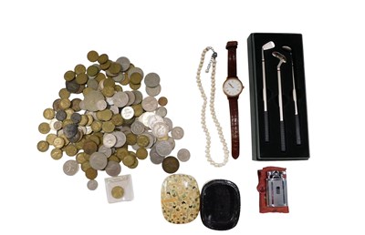 Lot 1153 - Various coins, pre decimal and decimal,...