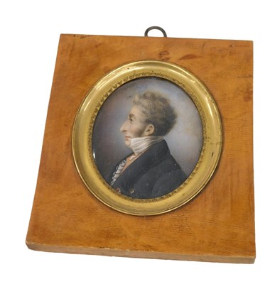 Lot 156 - 19thC School. Portrait of a gentleman in...