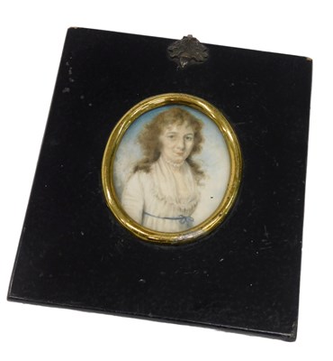 Lot 165 - 19thC English School. Figure of a lady wearing...
