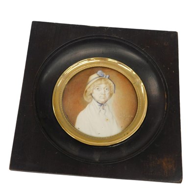 Lot 169 - Chasons. Portrait miniature of a lady, quarter...