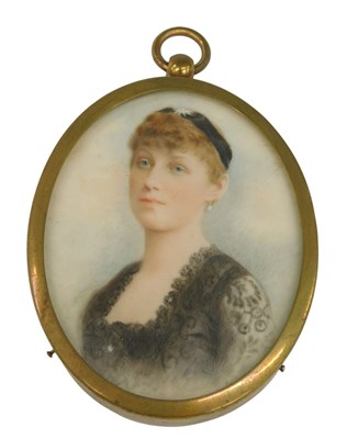 Lot 171 - 19thC English School. Portrait of a young lady...