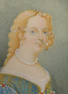 Lot 174 - 19thC English School. Portrait of Emma Cooper,...