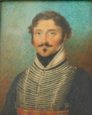 Lot 175 - 19thC School. Portrait of a naval officer,...