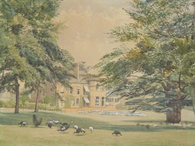 Lot 58 - Kate Prentice (1845-1911). A country house...