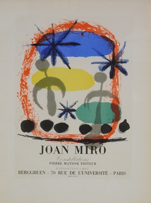 Lot 79 - Miro. Pierre Matisse Editeur Constellations,...