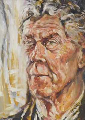 Lot 133 - Mike Helmy (20thC). Portrait of a gentleman,...