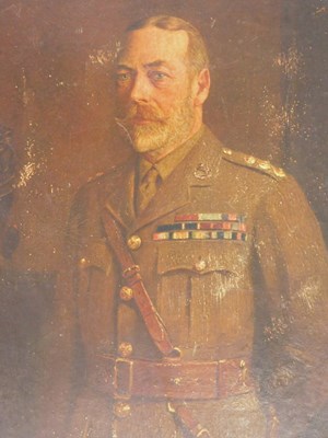 Lot 196 - After Alexander Berrie. George V portrait in...