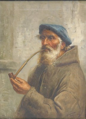 Lot 49 - Raffaele Frigerio (1875-1948). Elderly...