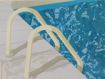 Lot 218 - After Aldo Andreolo. Swimming pool steps,...
