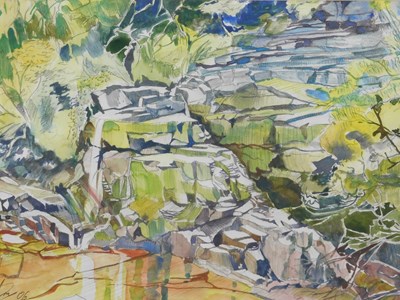 Lot 219 - Mike Helmy (20thC). Falls of Clyde,...