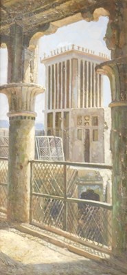 Lot 237 - 20thC School. Continental arches with figure...