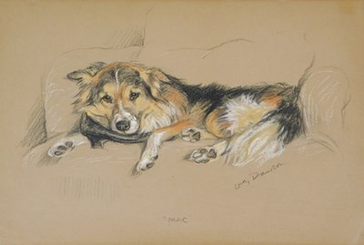 Lot 110 - Lucy Dawson (1877-1954). Study of a dog Mack,...