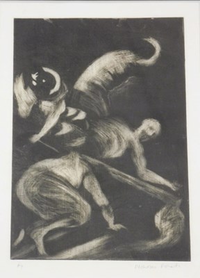 Lot 117 - Nicholas Richards (20thC). Psychedelic figures,...