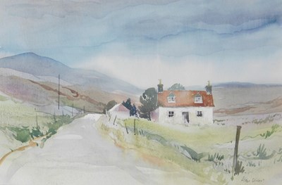 Lot 259 - Alan Oliver (20thC). Crofter's Cottage...