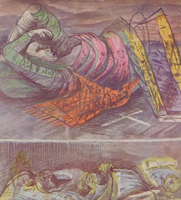 Lot 273 - After Henry Moore. Untitled shelter sketchbook...