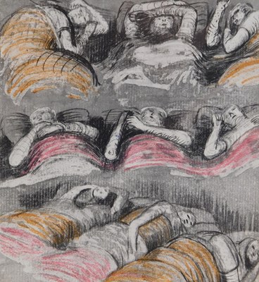 Lot 274 - After Henry Moore. Titled LV Shelter...