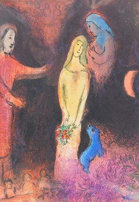 Lot 279 - After Marc Chagall. Daphnis and Chloe, Chloe...