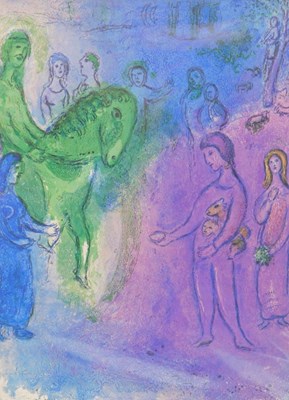 Lot 280 - After Marc Chagall. Arrivee De Dionysophane,...