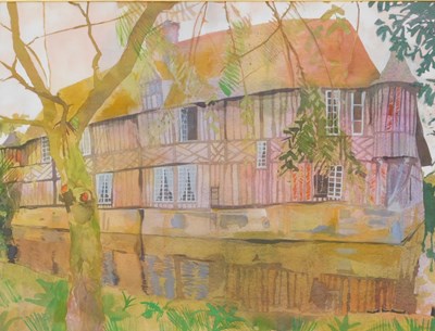 Lot 320 - Jenny Wheatley (b.1959). Half timbered...